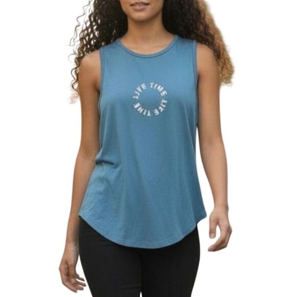 LifeTime Fitness Tops - Life Time Performance Tank Top Size Small Light Blue Pullover